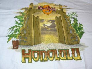 Hard Rock Cafe Honolulu T - Shirt With Tags Size Xl 2005