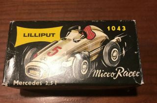 Vintage Lilliput Schuco Micro Racer - 1043 - Mercedes 2,  51 Missing Key