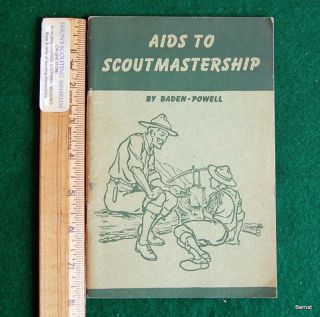 VINTAGE BOY SCOUT - 1946 AIDS TO SCOTMASTERSHIP - BADEN - POWELL 2