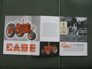1942 Case Model D,  DC and DO - D Series Flambeau Red Tractor Brochure 3