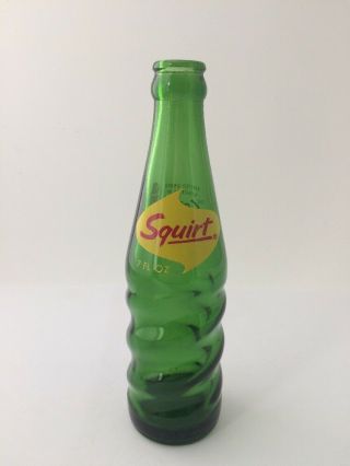 Squirt 7 Oz Soda Pop Bottle Coca Cola Bottling Vintage