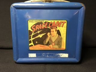 Vintage Rockhill Radio 1952 Aladdin Tom Corbett Space Cadet Metal Lunchbox