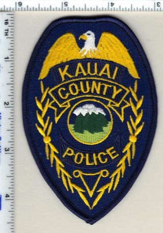 Kauai Police Police (hawaii) Shoulder Patch