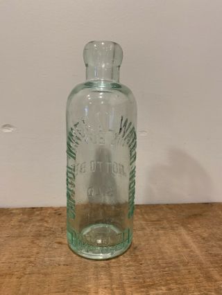 Capitol Mineral Water - Dover De Hutchinson Bottle