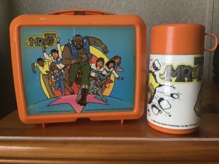 Vintage 1984 Mr.  T Lunchbox And Thermos