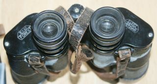 Vtg Wwii - Era E.  Leitz Wetzlar 7x42 Forest Binoculars,  Germany,  Very Worn,