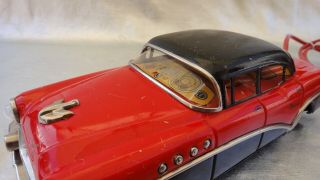 Vtg 1950’s Electromobile Buick Special 4 DR Tin R/C Tin Car With Light & Horn 2