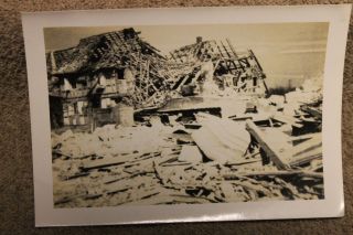 Three WW2 Photographs of War Destroyed German Towns/Bulidings 1945 d. 2