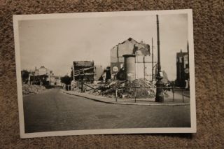Three WW2 Photographs of War Destroyed German Towns/Bulidings 1945 d. 3
