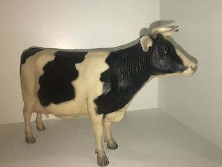 Breyer Black & White Holstein Dairy Cow Vintage Plastic