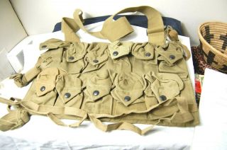 Wwi Us Army Haversack Backtail Carrier Pack