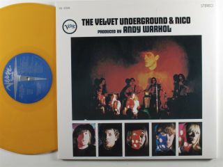 VELVET UNDERGROUND & NICO Self Titled VERVE V6 - 5008 LP VG,  yellow vinyl reissue 2