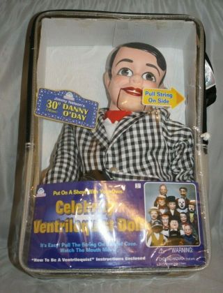 Goldberger 30 " Danny O Day Ventriloquist Doll With Case,  Instructions - Euc