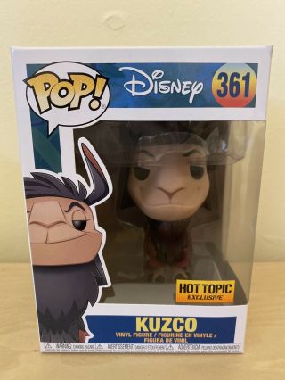 Kuzco Llama Version Hot Topic Exclusive Disney Funko Pop 361