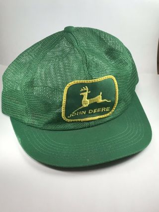 Vintage John Deere Trucker Hat All Mesh Snapback K Products