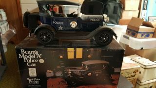 Jim Beam Police Car Decanter Resembles A 1929 Model A Ford W/box