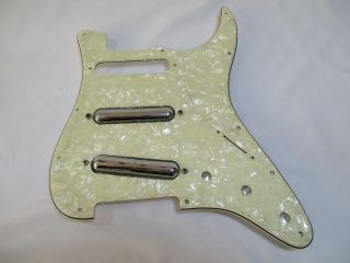 Vintage Chandler Industries Pick Guard With 2 Pick Ups Fender Style For Guitar