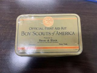 Boy Scouts Of America - Bauer & Black Official First Aid Kit - Complete - Read