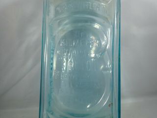ANTIQUE DR KILMER ' S SWAMP ROOT LIVER REMEDY AQUA GLASS MEDICINE BOTTLE EMBOSSED 2