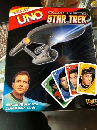 Star Trek Uno 1999 Special Edition In Collector 