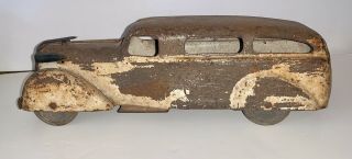 Vintage Panel Delivery Truck Van Tin Toy Car 1930’s 10” Long.