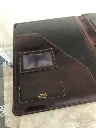 Bosca Leather Portfolio And Waterman Pen 3