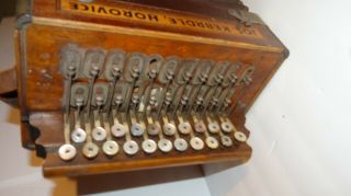 Vintage Jos Kebrdle Horovice button box Accordion 2
