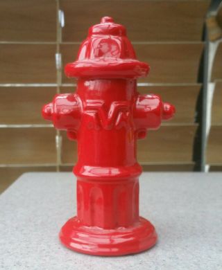 Miniature Avk Fire Hydrant Paperweight Vintage Cast Iron Advertising Figurine