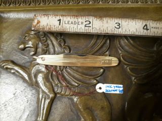 14k Solid Gold Vintage Pocket Knife Schrade Wow