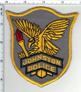 Johnston Police (rhode Island) 1st Issue Shoulder Patch