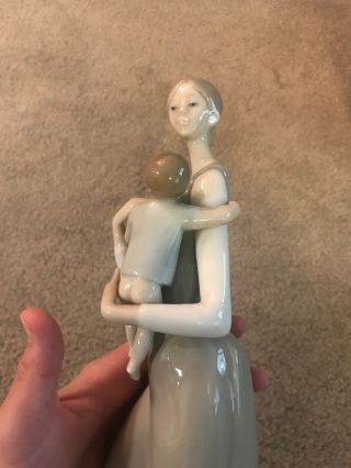 Lladro Figurine,  Mother And Son,  Collector 3