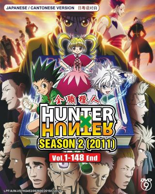 Hunter X Hunter 2011 Complete Season 2 Anime Dvd Box Set 148 Episodes Eng Subs