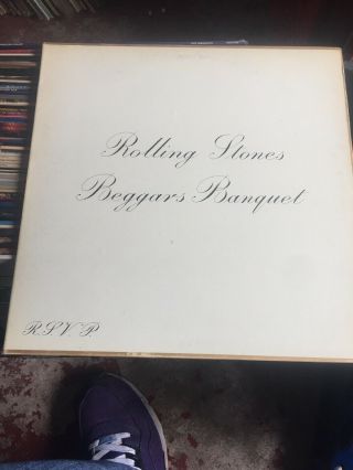 The Rolling Stones Beggars Banquet Lp Og Usa 1968 London Records Ps - 539 Gf