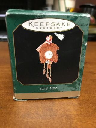 Santa Time Hallmark Keepsake Ornament