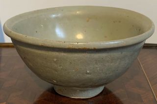 Antique Chinese Pale Green Pottery Bowl