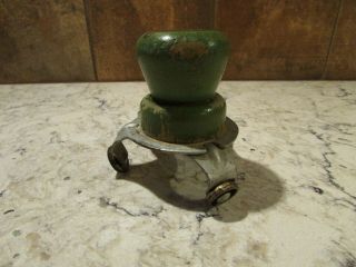 Vintage J.  W.  L Jar Top Sealer for Canning with Green Wooden Handle 3