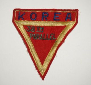 Us Army Korea 38th Parallel Patch Post Wwii P0678