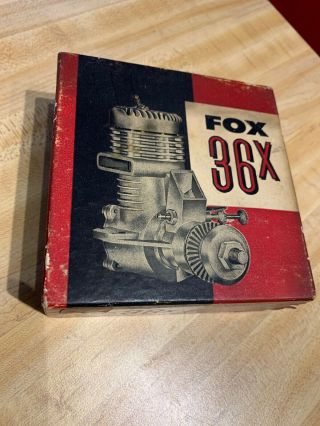 Vintage Fox 36x Model Airplane Engine
