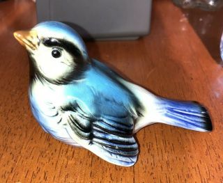 Vintage Goebel Blue Bird Figurine 2 1/2 " Tall Cv West Germany