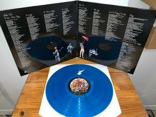 Queen,  A Day At The Races,  Transparent Blue Colored Vinyl Lp Gatefold Jacket
