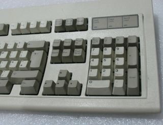 Vintage 1988 IBM Model M Clicky Buckling Spring Grey Logo keyboard UK LAYOUT 3