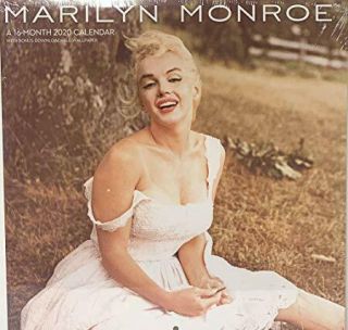 Marilyn Monroe 12 " X 24 " 16 Month 2020 Wall Calendar W