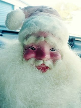 Vintage Harold Gale Pink Santa Claus 15 " Jolly Fellow