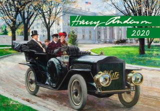 2020 Wall Calendar [12 Pages A4] Classic Cars By Harry Anderson Vintage M3054