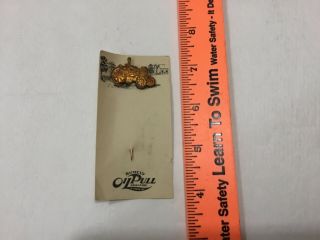 Rare Antique Rumley Oil Pull Tractor Pin On Factory Card