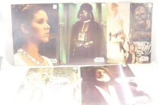 5 Vintage 1977 Star Wars Folders 1977 20th Century Fox Film Corp