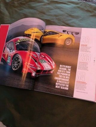 The Ferrari yearbook 2018 white hardcover hard back book cover year 2