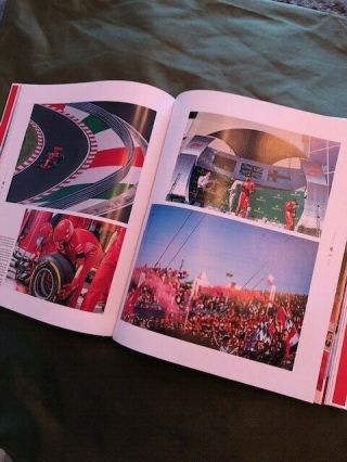 The Ferrari yearbook 2018 white hardcover hard back book cover year 3