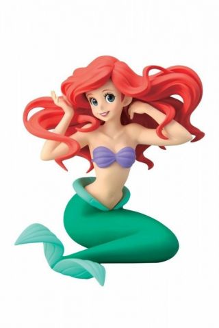 Banpresto Disney Characters Crystalux - Ariel - Little Mermaid Japan Official