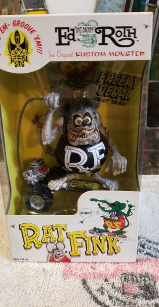 Rat Fink Figure Doll The Orignal Kustom Monster 1999